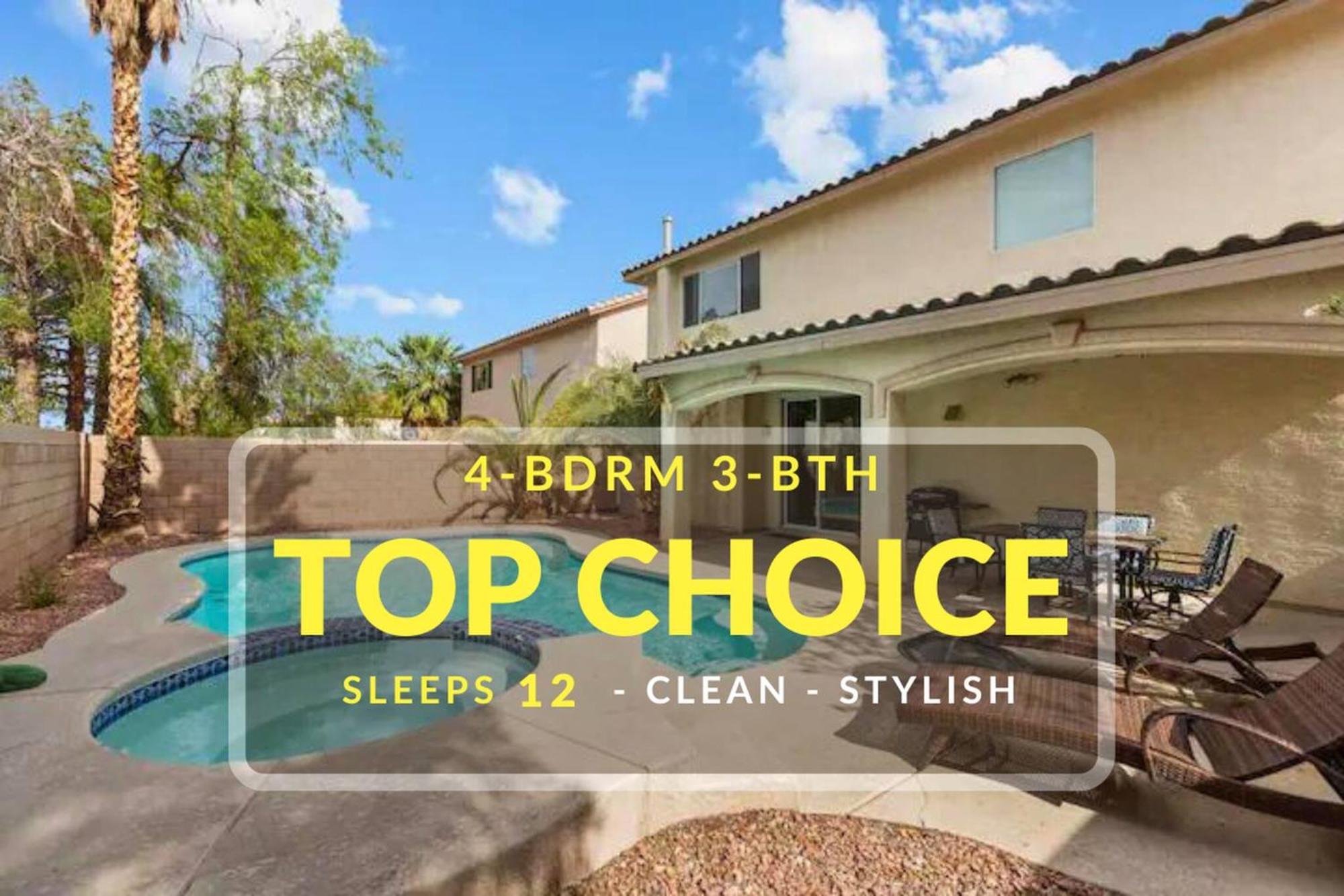 Apartment 3000sqft House 8beds3bath Pooljacuzzibbqj Las Vegas