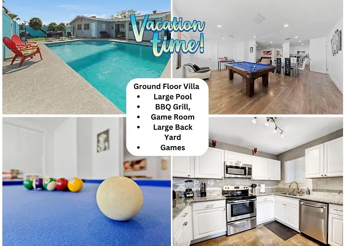 Vegas Getaway: Central 1 Story, Private Pool, Game Room
