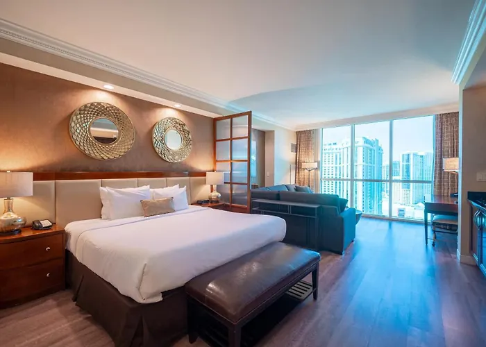 No Resort Fee Strip View Suite +Free Valet + Pool