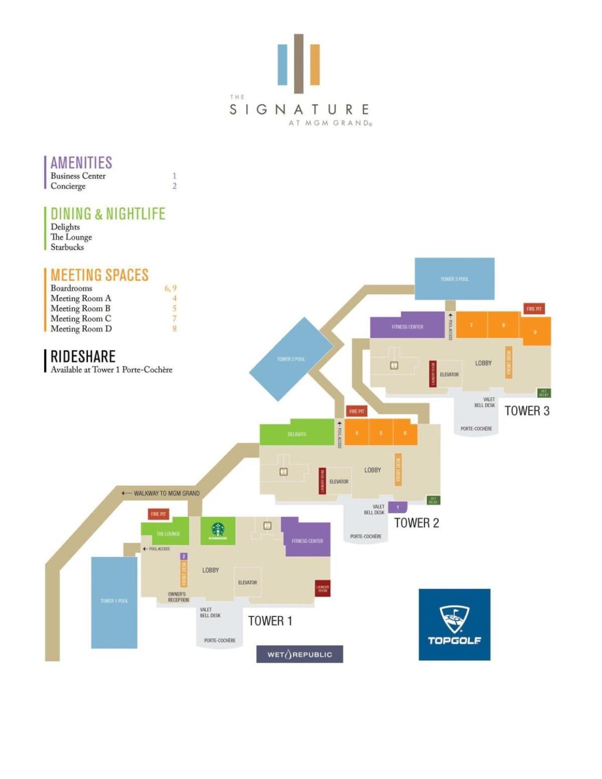 Signature 2br3ba Balcony Combo Units 31-702 And 04 * Las Vegas