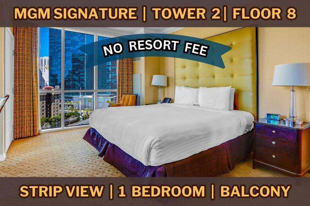 8th Flr Mgm Signature 1bed, Strip View, No Fee *