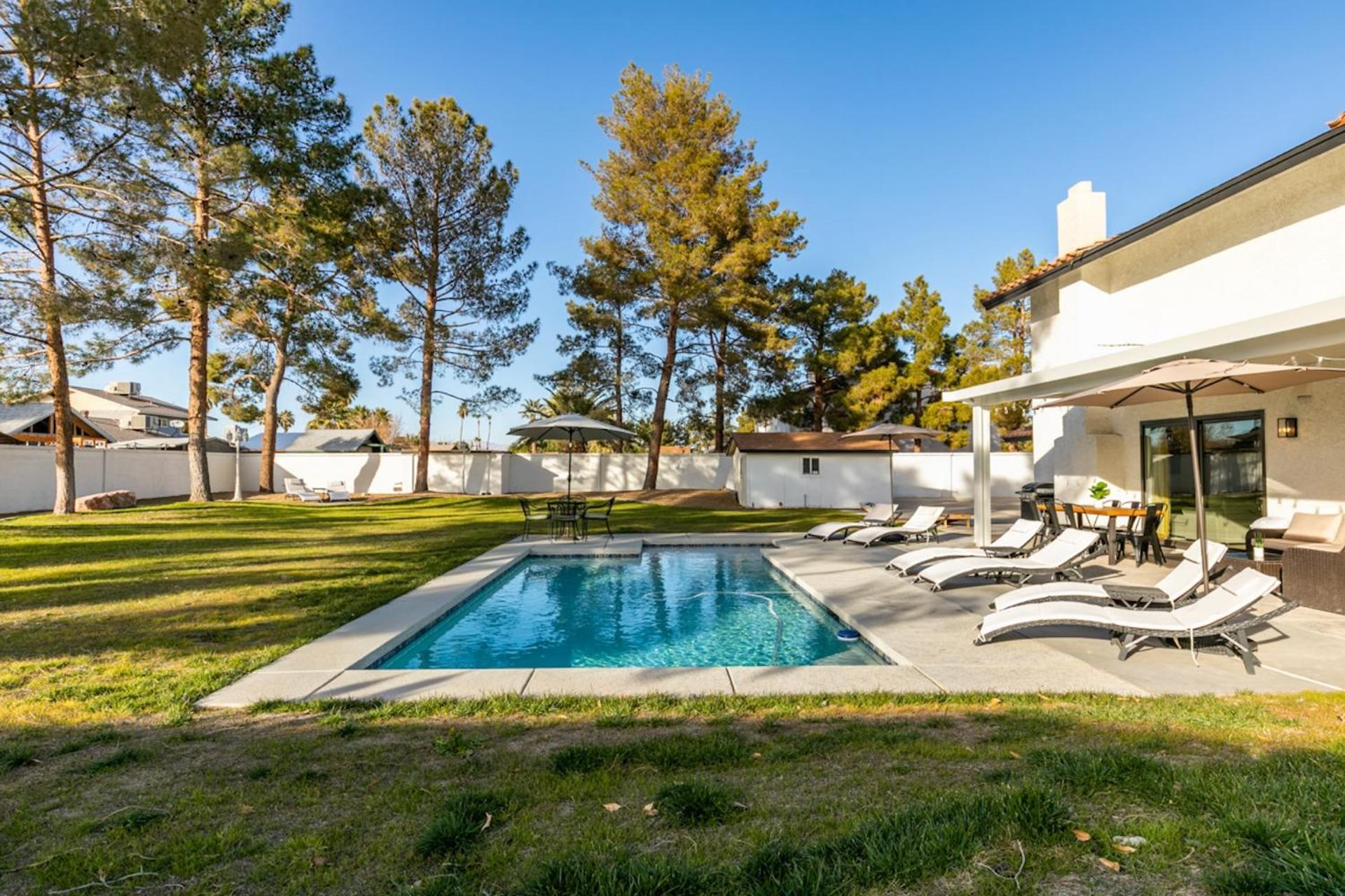 Beautiful Private Oasis With Pool And Hot Tub Villa Las Vegas