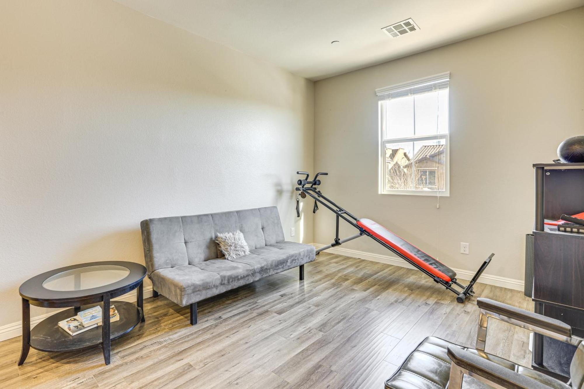 1 Mi To Aliante Casino Townhome With Fenced Yard!